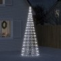 Árbol de Navidad en asta de bandera 550 LED blanco frío 300 cm by , Christmas lights - Ref: Foro24-358113, Price: 46,80 €, Di...