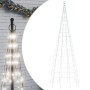 Árbol de Navidad en asta de bandera 550 LED blanco frío 300 cm by , Christmas lights - Ref: Foro24-358113, Price: 46,80 €, Di...