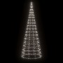 Árbol de Navidad en asta de bandera 550 LED blanco frío 300 cm by , Christmas lights - Ref: Foro24-358113, Price: 46,80 €, Di...