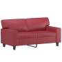 Juego de sofás 2 piezas cuero sintético rojo tinto von , Sofas - Ref: Foro24-3201917, Preis: 534,00 €, Rabatt: %
