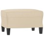 Juego de sofás con cojines 3 piezas tela microfibra crema de , Sofás - Ref: Foro24-3202348, Precio: 614,16 €, Descuento: %
