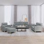 Juego de sofás con cojines 4 piezas tela gris claro von , Sofas - Ref: Foro24-3201560, Preis: 699,25 €, Rabatt: %