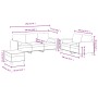 Juego de sofás con cojines 3 piezas terciopelo rosa von , Sofas - Ref: Foro24-3202047, Preis: 635,55 €, Rabatt: %