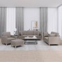 Juego de sofás con cojines 4 piezas tela gris taupe von , Sofas - Ref: Foro24-3202085, Preis: 693,12 €, Rabatt: %