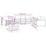 Juego de sofás con cojines 4 piezas tela crema by , Sofas - Ref: Foro24-3202064, Price: 659,60 €, Discount: %