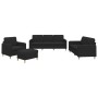 Juego de sofás con cojines 4 piezas tela negro von , Sofas - Ref: Foro24-3202066, Preis: 782,86 €, Rabatt: %