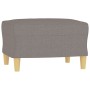 Juego de sofás con cojines 3 piezas tela gris taupe by , Sofas - Ref: Foro24-3202149, Price: 549,87 €, Discount: %