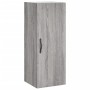 Aparador alto madera contrachapada gris Sonoma 34,5x34x180 cm by , Sideboards - Ref: Foro24-3199143, Price: 97,39 €, Discount: %