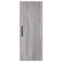 Aparador alto madera contrachapada gris Sonoma 34,5x34x180 cm by , Sideboards - Ref: Foro24-3199143, Price: 97,39 €, Discount: %