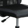 Silla de oficina altura ajustable tela malla y cuero PE negro von , Bürostühle - Ref: Foro24-353019, Preis: 94,85 €, Rabatt: %