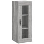 Aparador alto madera contrachapada gris Sonoma 34,5x34x180 cm by , Sideboards - Ref: Foro24-3199335, Price: 114,04 €, Discoun...