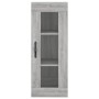 Aparador alto madera contrachapada gris Sonoma 34,5x34x180 cm by , Sideboards - Ref: Foro24-3199335, Price: 114,04 €, Discoun...