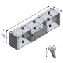 FMD Mueble para TV negro 153,5x31,7x52 cm von , TV-Möbel - Ref: Foro24-447417, Preis: 163,97 €, Rabatt: %