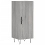 Aparador alto madera contrachapada gris Sonoma 34,5x34x180 cm de , Aparadores - Ref: Foro24-3198823, Precio: 103,36 €