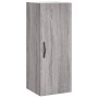 Aparador alto madera contrachapada gris Sonoma 34,5x34x180 cm by , Sideboards - Ref: Foro24-3198951, Price: 103,27 €, Discoun...
