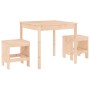 Mesa y sillas de jardín 3 piezas madera maciza de pino by , Garden sets - Ref: Foro24-3157703, Price: 144,29 €, Discount: %
