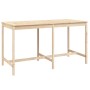 Set de mesa y taburetes altos jardín 9 pzas madera maciza pino by , Garden sets - Ref: Foro24-3157757, Price: 528,65 €, Disco...