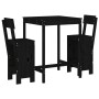 Set de mesa y taburetes altos jardín 3 pzas madera pino negro von , Gartensets - Ref: Foro24-3157797, Preis: 228,62 €, Rabatt: %