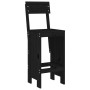 Set de mesa y taburetes altos jardín 3 pzas madera pino negro von , Gartensets - Ref: Foro24-3157797, Preis: 228,62 €, Rabatt: %
