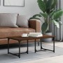 Mesa de centro madera contrachapada roble marrón 90x50x35 cm by , Coffee table - Ref: Foro24-835403, Price: 35,63 €, Discount: %