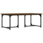 Mesa de centro madera contrachapada roble marrón 90x50x35 cm by , Coffee table - Ref: Foro24-835403, Price: 35,63 €, Discount: %