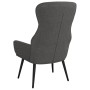 Sillón de relax con reposapiés de tela gris oscuro by , Armchairs - Ref: Foro24-3097430, Price: 121,87 €, Discount: %