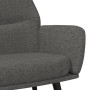 Sillón de relax con reposapiés de tela gris oscuro by , Armchairs - Ref: Foro24-3097430, Price: 121,87 €, Discount: %