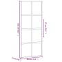 Puerta corredera vidrio templado y aluminio negra 90x205 cm von , Türen für zu Hause - Ref: Foro24-155223, Preis: 199,77 €, R...