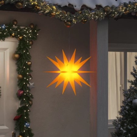 Lámpara de Navidad con LED plegable amarilla 57 cm by , Christmas lights - Ref: Foro24-356189, Price: 35,66 €, Discount: %