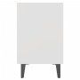 Mesitas de noche con patas de metal 2 uds blanco 40x30x50 cm de , Mesitas de noche - Ref: Foro24-805798, Precio: 57,97 €, Des...