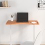 Tablero de escritorio madera maciza de haya 80x(36-40)x2,5 cm von , Schreibtischzubehör und Produkte - Ref: Foro24-356053, Pr...