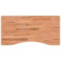 Tablero de escritorio madera maciza de haya 80x(36-40)x2,5 cm von , Schreibtischzubehör und Produkte - Ref: Foro24-356053, Pr...