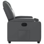 Sillón reclinable de cuero sintético gris de , Sillones - Ref: Foro24-372392, Precio: 261,47 €, Descuento: %