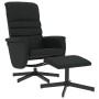 Sillón reclinable con reposapiés cuero sintético negro von , Sessel - Ref: Foro24-356708, Preis: 160,54 €, Rabatt: %