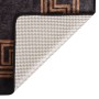 Alfombra lavable antideslizante negro y dorado 150x230 cm by , Rugs - Ref: Foro24-373983, Price: 55,53 €, Discount: %