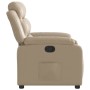 Sillón reclinable de cuero sintético color capuchino by , Armchairs - Ref: Foro24-373492, Price: 219,78 €, Discount: %