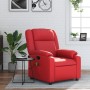 Sillón de masaje reclinable cuero sintético rojo by , Armchairs - Ref: Foro24-373534, Price: 228,34 €, Discount: %