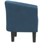 Sillón de terciopelo azul oscuro de , Sillones - Ref: Foro24-356445, Precio: 168,88 €