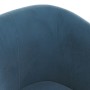 Sillón de terciopelo azul oscuro de , Sillones - Ref: Foro24-356445, Precio: 168,88 €