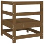 Sofá de esquina de madera maciza de pino marrón miel de , Sofás modulares de exterior - Ref: Foro24-825474, Precio: 53,81 €, ...