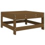 Taburete de jardín madera maciza de pino marrón miel de , Sofás modulares de exterior - Ref: Foro24-825488, Precio: 45,58 €, ...