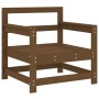 Sillones de jardín 2 unidades madera maciza pino marrón miel von , Modulare Sofas für den Außenbereich - Ref: Foro24-825495, ...