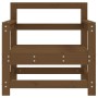 Sillones de jardín 2 unidades madera maciza pino marrón miel von , Modulare Sofas für den Außenbereich - Ref: Foro24-825495, ...