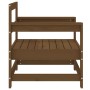 Sillones de jardín 2 unidades madera maciza pino marrón miel von , Modulare Sofas für den Außenbereich - Ref: Foro24-825495, ...