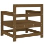 Sillones de jardín 2 unidades madera maciza pino marrón miel von , Modulare Sofas für den Außenbereich - Ref: Foro24-825495, ...