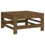 Taburete de jardín madera maciza de pino marrón miel de , Sofás modulares de exterior - Ref: Foro24-825621, Precio: 60,97 €, ...