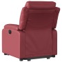Sillón elevable eléctrico cuero artificial rojo tinto de , Sillones - Ref: Foro24-3205060, Precio: 353,26 €, Descuento: %