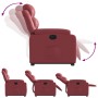 Sillón elevable eléctrico cuero artificial rojo tinto de , Sillones - Ref: Foro24-3205060, Precio: 353,26 €, Descuento: %