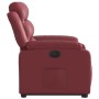 Sillón elevable eléctrico cuero artificial rojo tinto de , Sillones - Ref: Foro24-3205060, Precio: 353,26 €, Descuento: %