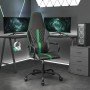 Silla gaming con masaje cuero sintético verde y negro von , Gaming-Stühle - Ref: Foro24-345560, Preis: 99,30 €, Rabatt: %